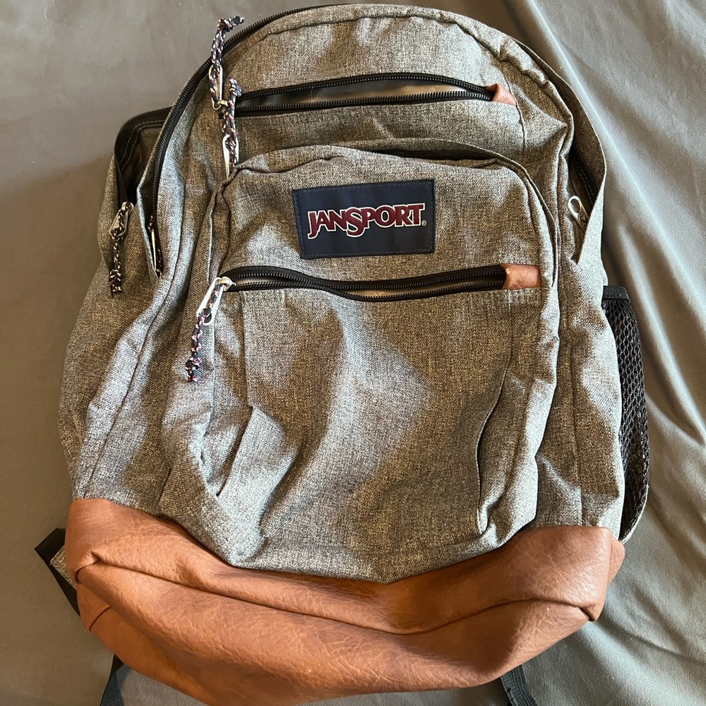 Jan sport Gray Backpack W/ Laptop Sleeve